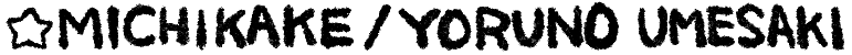 Michikake / Tobari Yoruno
